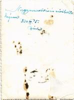 1936 Magyar katona karddal és kitüntetésekkel / Hungarian military, soldier with sword and medals. p...