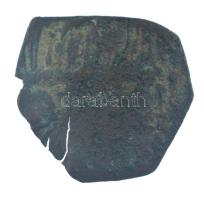 ~10-11. századi bizánci rézpénz T:3 patina, repedés
~Byzantine copper coin from the ~10-11. century...