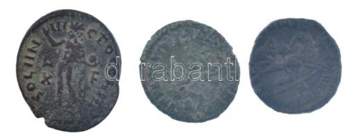 3db-os klf római bronz érmetétel, közte Római Birodalom / Róma / I. Constantinus 314-315. AE Follis ...