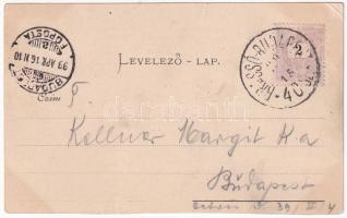 1899 (Vorläufer) Medgyes, Mediasch, Medias; Schmiedgässerthor, Forkeschgässerthor, Steingasse. C.A. ...