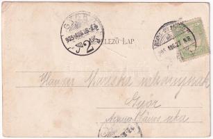 1905 Jászalsószentgyörgy, Alsószentgyörgy; Vízi részlet. Takáts Herman kiadása (EK)