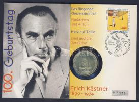 Németország 1995. 10M Ag "Frauenkirche" érmés borítékon elsőnapi bélyegzős bélyeggel, hátoldali ismertető tanúsítvánnyal T:BU