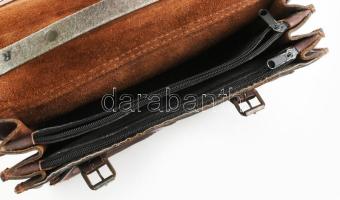 Bőr aktatáska, vállszíjjal 40x50 cm