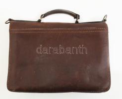 Bőr aktatáska, vállszíjjal 40x50 cm