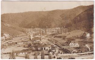 1914 Resicabánya, Resita; vasgyár, iparvasút / iron works, factory, industrial railway. photo