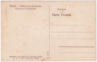 Resica, Resita; vasgyár, kerék műhely belső / Atelierul de roti montate / Räderpaar Werkstätte. Verl...