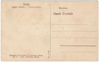 Resica, Resita; vasgyár belső / Cuptor electric / Elektro-Ofen. Otto Schwarz Nr. 6. 1927. / iron wor...