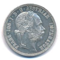 Ausztria 1879. 1Fl Ag "Ferenc József" T:1-,2 Austria 1879. 1 Florin Ag "Franz Joseph&...
