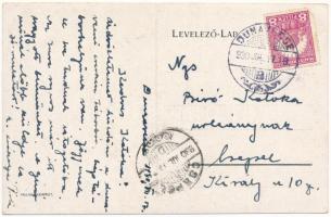 1930 Cserkészek / Hungarian scout art postcard s: Márton L. (EK)