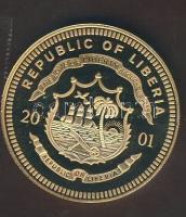 Libéria 2001. 10$ "ECU-Dánia" bicolor T:PP