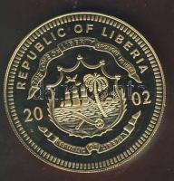 Libéria 2002. 10$ "ECU-Dánia" bicolor T:PP