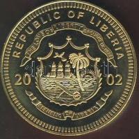 Libéria 2002. 10$ "ECU-Luxemburg" bicolor T:PP