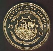 Libéria 2001. 10$ "ECU-Belgium" bicolor T:PP