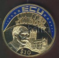 Libéria 2003. 10$ "ECU-Nagy-Britannia" bicolor T:PP