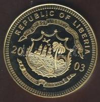 Libéria 2003. 10$ "ECU-Nagy-Britannia" bicolor T:PP