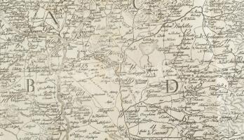 cca 1800 Vorstellung des Königreichs Ungarn nach den Poststationen für Reisende, Korabinsky in Press...