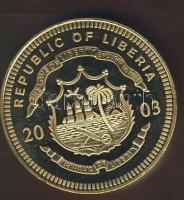Libéria 2003. 10$ "ECU-Németország" bicolor T:PP