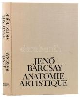 Barcsay, Jenő: Anatomie Artistique de LHomme. 1983., Berger-Levrault. Francia nyelven. Kiadói egészvászon-kötés.