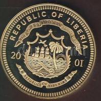 Libéria 2001. 10$ "ECU-Olaszország" bicolor T:PP