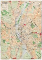 1928 Dr. Szelnár Aladár: Budapest auto-térképe, rajzolta: Stoits György; hátoldalán Gutmann J. és Társa szövetruha, munkaruha és libéria gyár nagyméretű reklámja. Apró sérülésekkel, kissé foltos, 64,5x47 cm