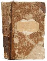 1773-1910 Oloszkai templom (Vas megye) könyve, benne bevételekkel, kiadásokkal, latin és német nyelv...