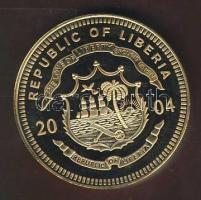 Libéria 2004. 10$ "ECU-Spanyolország" bicolor T:PP