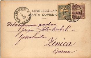 1899 (Vorläufer) Újgradiska, Novagradiska, Nova Gradiska; utca / street view (EB)