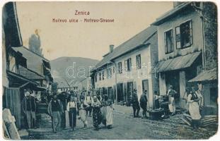 Zenica, Kocevo ulica / Kocevo-Strasse / street view, shops. W.L. Bp. 4880. (EM)