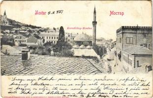 1901 Mostar, Karadzibeg-Moschee / mosque (EM)