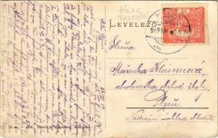 1919 Trencsénteplic, Trencianske Teplice; Kossuth Lajos utca, villa / street view, villa, spa (EK)