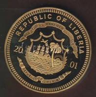 Libéria 2001. 10$ "ECU-Franciaország" bicolor T:PP