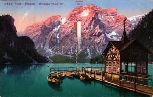 1912 Braies, Prags (Südtirol); Pragser Wildsee / lake