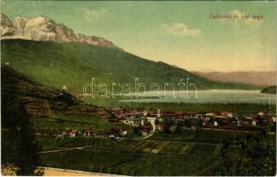 1910 Caldonazzo, Gallnötsch (Südtirol); col lago (EK)
