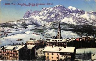 1914 Cortina dAmpezzo (Südtirol), Dolomiten, Cortina mit Tofana