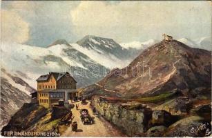 1908 Passo dello Stelvio, Stilfser Joch (Südtirol), Hotel Ferdinandshöhe. Raphael Tuck & Sons' "Oilette" Serie "Ortlergruppe" No. 669B. (EK)