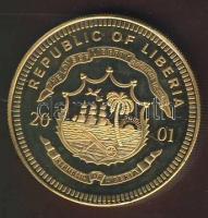 Libéria 2001. 10$ "ECU-Finnország" bicolor T:PP