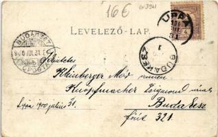 1900 Lippa, Lipova; (kopott sarkak / worn corners)