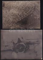 1916-1918 8 db vegyes katonai fotó és légi felvétel
