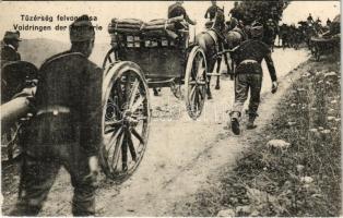 Tüzérség felvonulása / Voidringen der Artillerie / WWI K.u.k. Austro-Hungarian military, artilley soldiers
