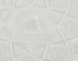 Orsova Romania labdarúgó szövetség gravírozott kristály tál. Lepattanással d: 25 cm