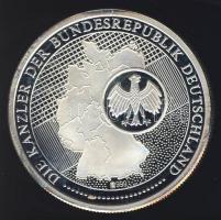 Németország DN "Kancellárok - Gerhard Schröder" Ag emlékérem 20g T:PP