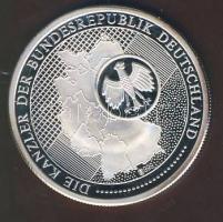 Németország DN "Kancellárok - Willy Brandt" Ag emlékérem 20g T:PP