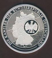 Németország DN "Kancellárok - Willy Brandt" Ag emlékérem 20g T:PP