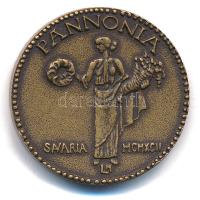 Lessenyei Márta (1930-) 1992. "L AELIVS CAESAR / PANNONIA SAVARIA MCMXCII" bronz emlékérem...