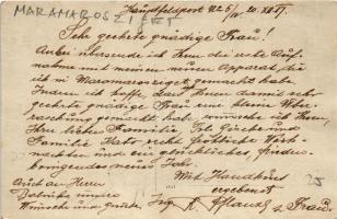 1917 Máramarossziget, Sighetu Marmatiei; utca / street. photo