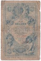 1888. 1Ft / 1G "Yk 40 6 13690" T:IV 
Hungary 1888. 1 Forint / 1 Gulden "Yk 40 6 1369...