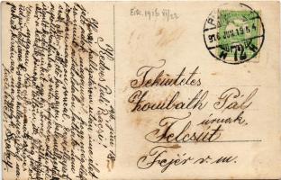 1916 Magyar katonák mulatoznak, "udvari cigánynak" kinevezett hegedűs / WWI K.u.k. Hungari...