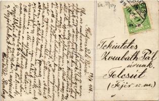 1916 Magyar katona szemsérülés után irodai munkán / WWI K.u.k. Hungarian military, soldier after an ...