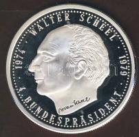 Németország 1994. "Szövetségi Elnökök - Walter Scheel" Ag emlékérem 20g T:PP Tanúsítvánnyal!