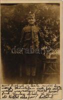 1916 Szilágysomlyó, Simleu Silvaniei; Gyulai Mihály katona / WWI K.u.k. Hungarian military, soldier. photo (EB)